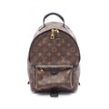 Louis Vuitton Black Brown Pvc Coated Canvas Leather Backpack