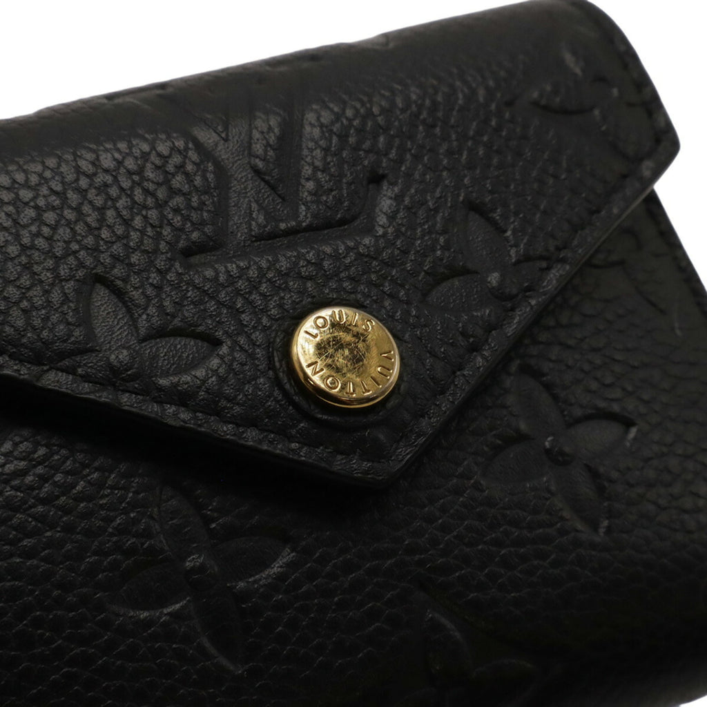 Louis Vuitton Black Noir Monogram Empreinte Leather Wallet (Tri-Fold)