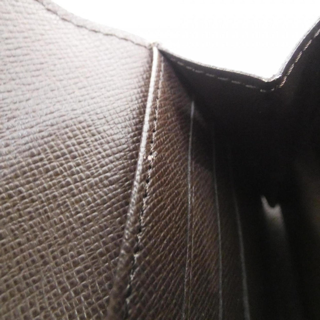 Louis Vuitton Brown Coated Canvas Long Wallet