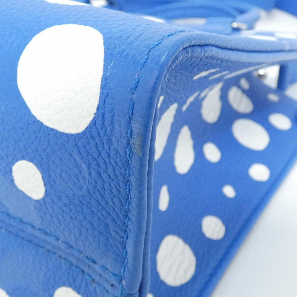 Louis Vuitton Monogram Empreinte Blanc Blue Leather Handbag