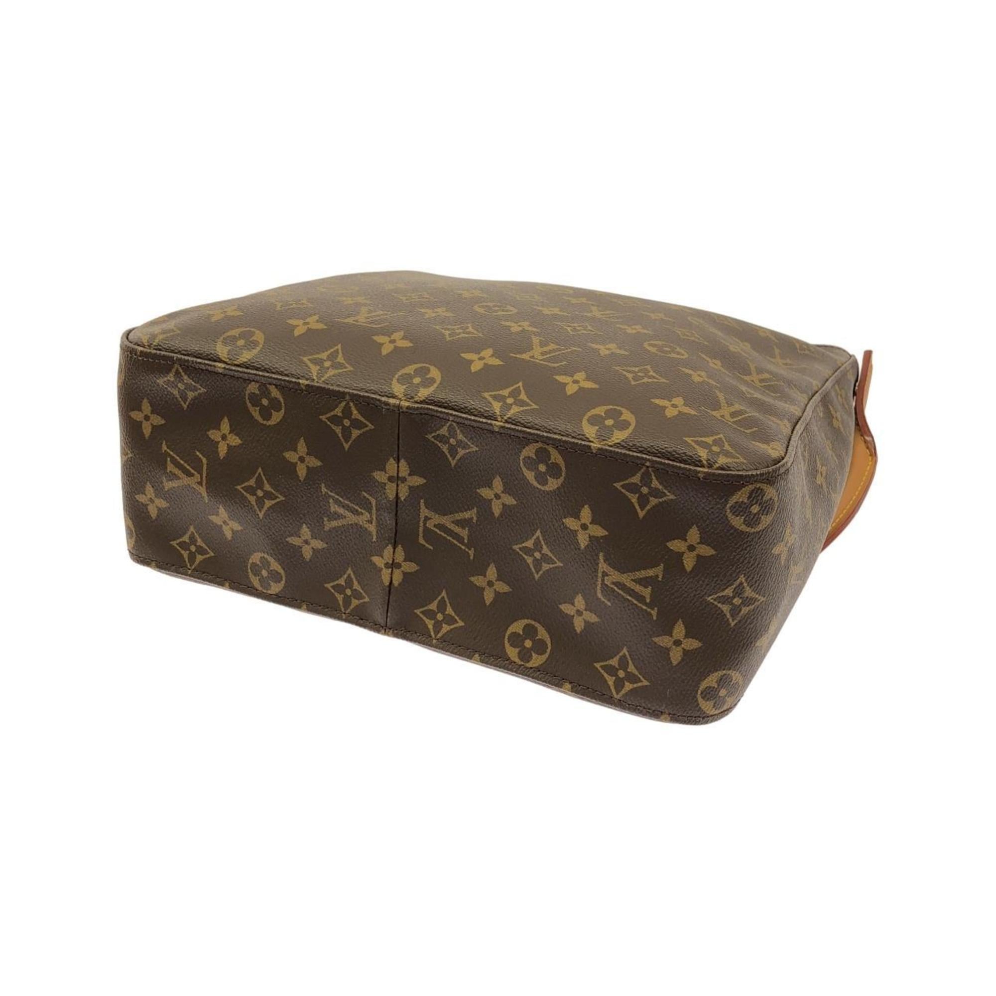 Louis Vuitton Monogram Marron Coated Canvas Shoulder Bag