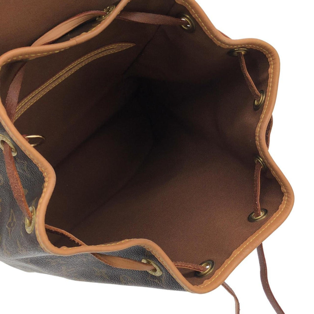 Louis Vuitton Marron Coated Canvas Backpack