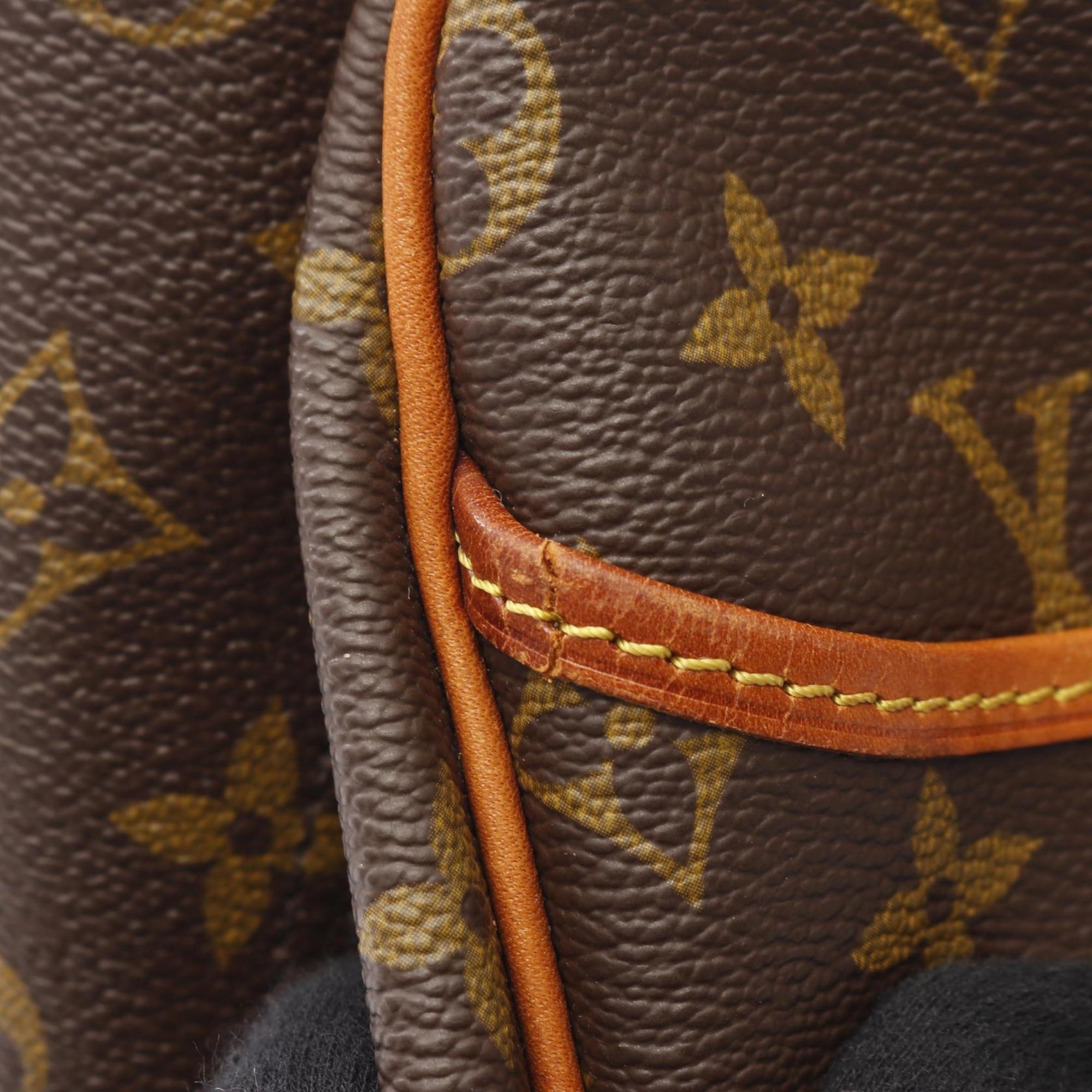 Louis Vuitton Brown Monogram Coated Canvas Handbag