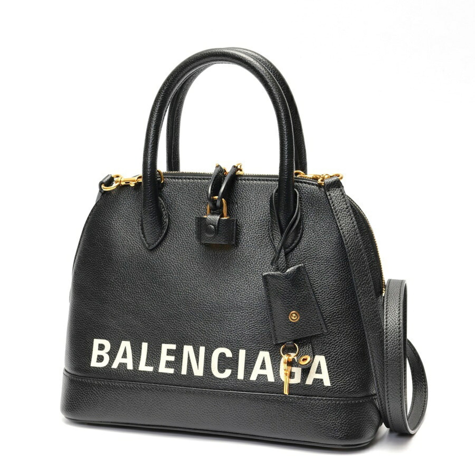 Balenciaga Black Leather Shoulder