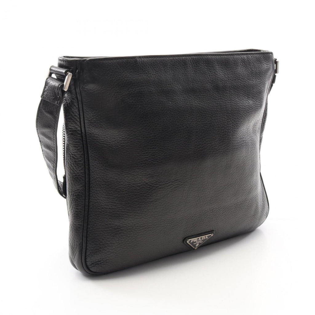 Prada Black Leather Shoulder Bag