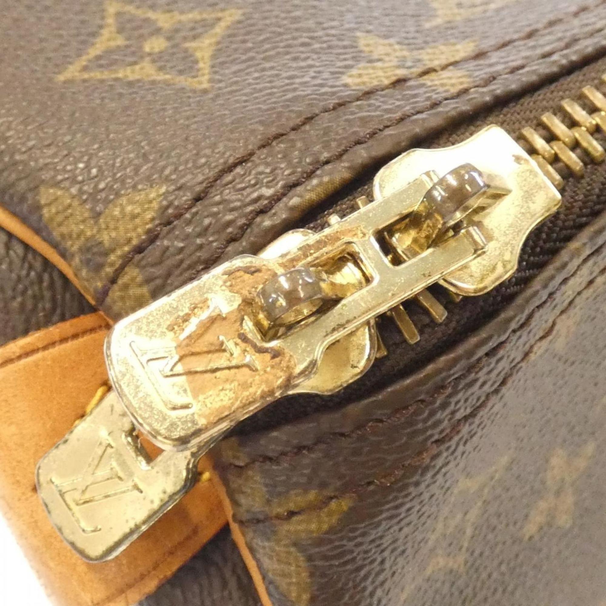 Louis Vuitton Monogram Marron Coated Canvas Boston Bag