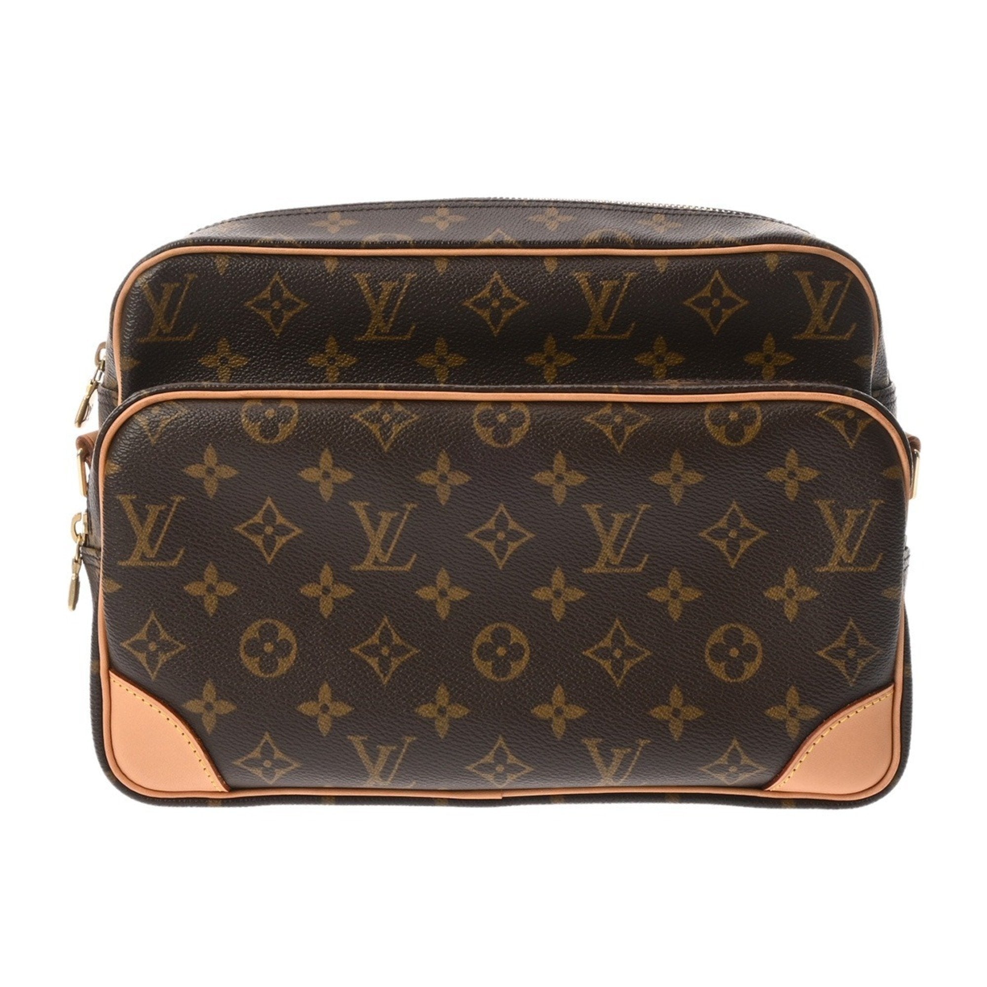 Louis Vuitton Brown Monogram Canvas Shoulder Bag