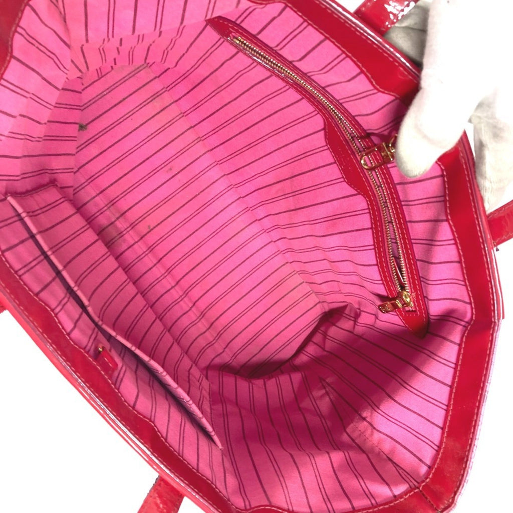 Louis Vuitton Pink Pvc Leather Shoulder Bag Tote Bag