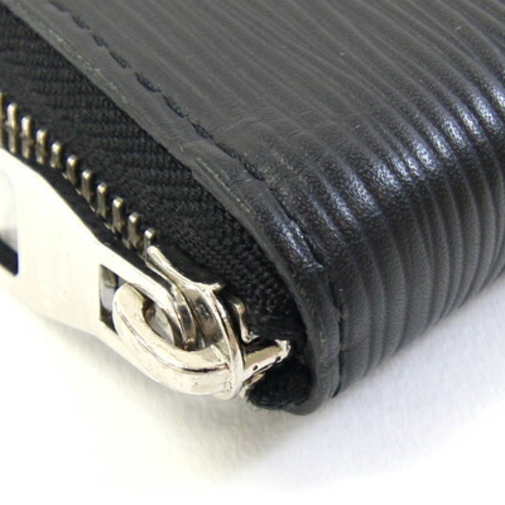 Louis Vuitton Black Noir Epi Leather Long Wallet