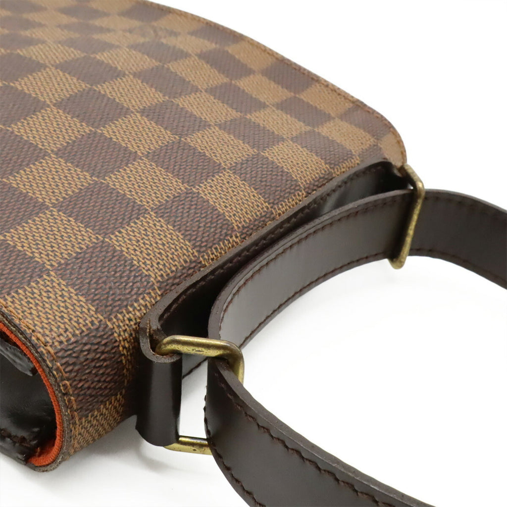 Louis Vuitton Brown Pvc Leather Shoulder Bag