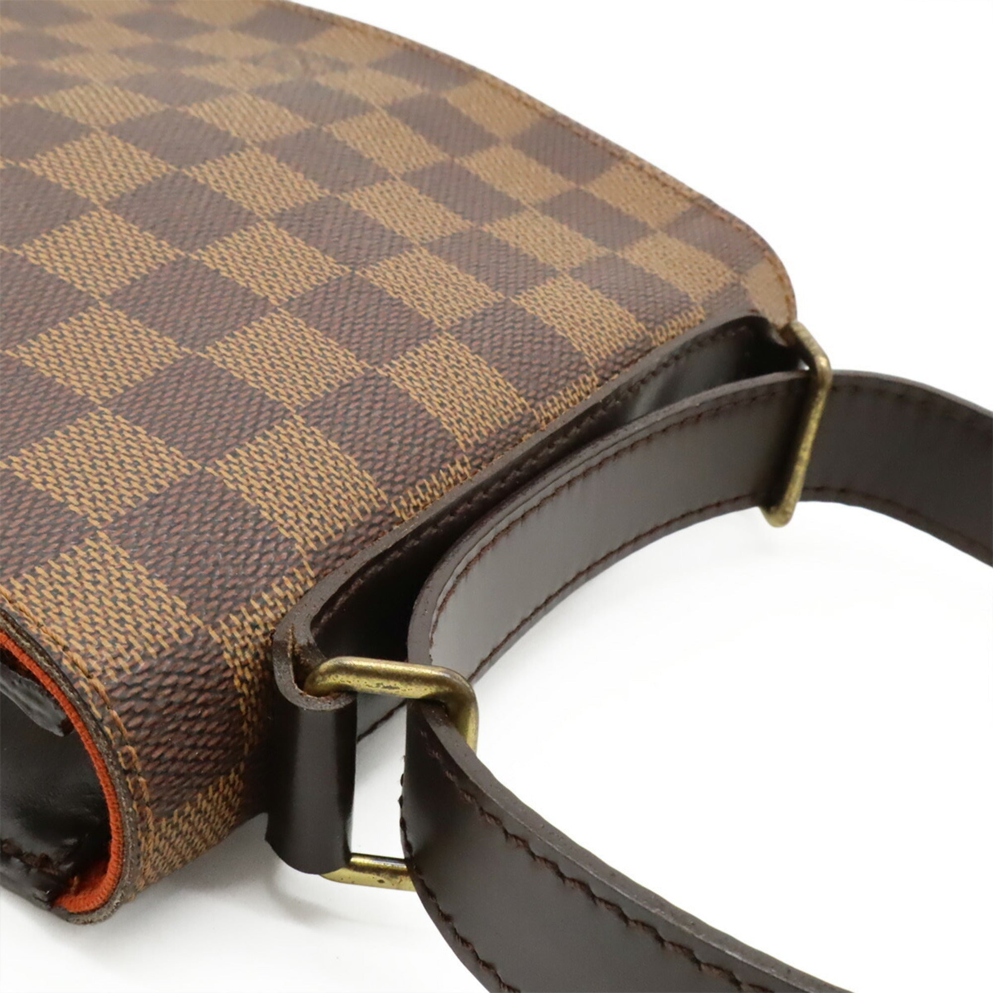 Louis Vuitton Brown Pvc Leather Shoulder Bag