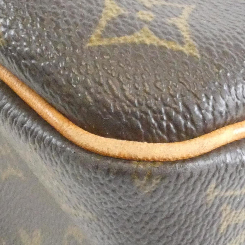 Louis Vuitton Brown Coated Canvas Shoulder Bag