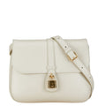 Celine White Leather Shoulder Bag