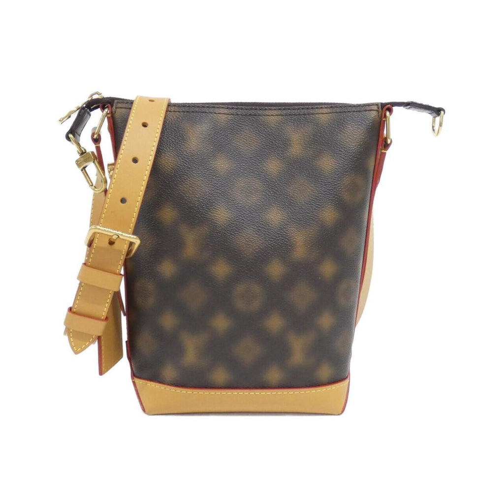 Louis Vuitton Brown Coated Canvas Shoulder Bag