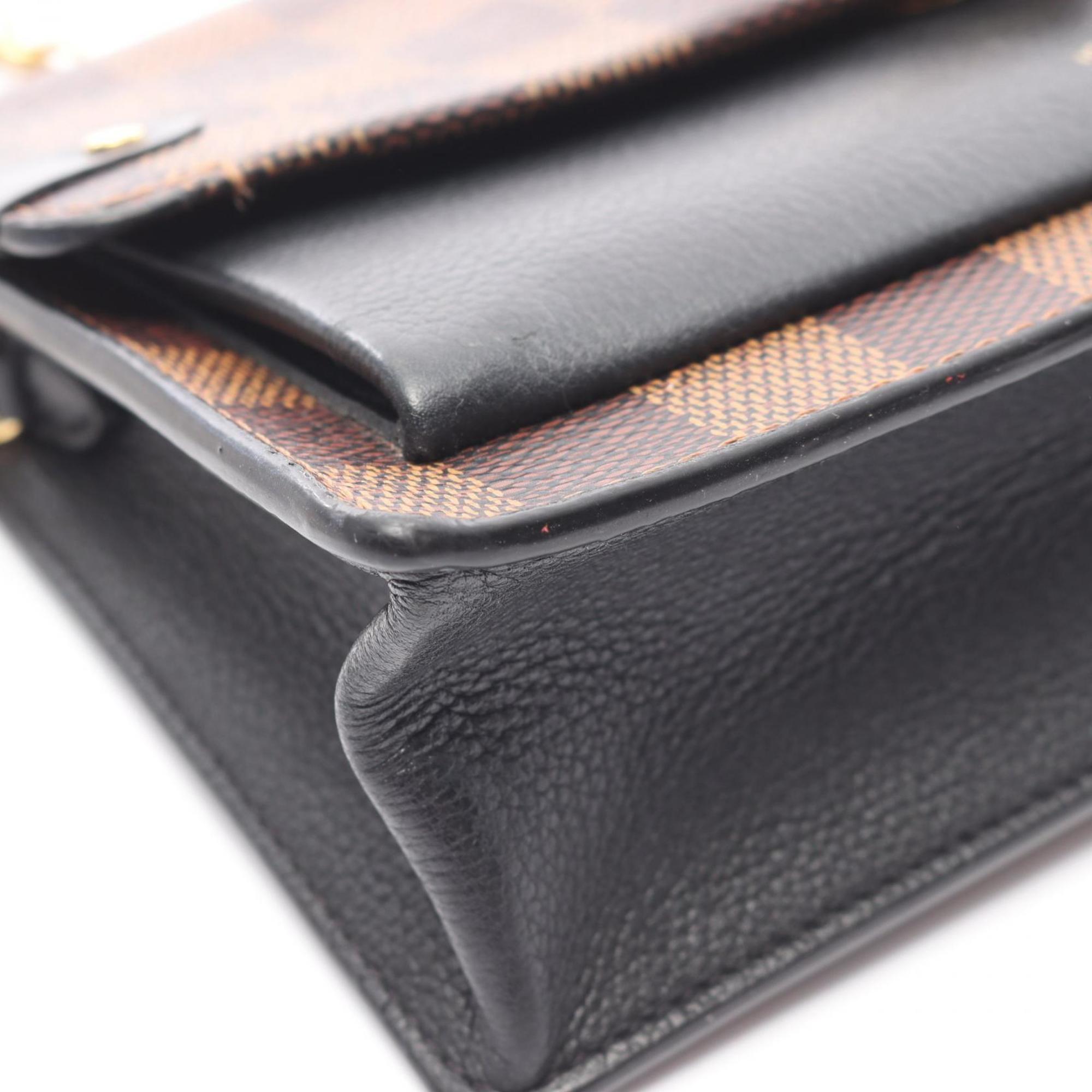 Louis Vuitton Brown Ebene Coated Canvas Shoulder Bag