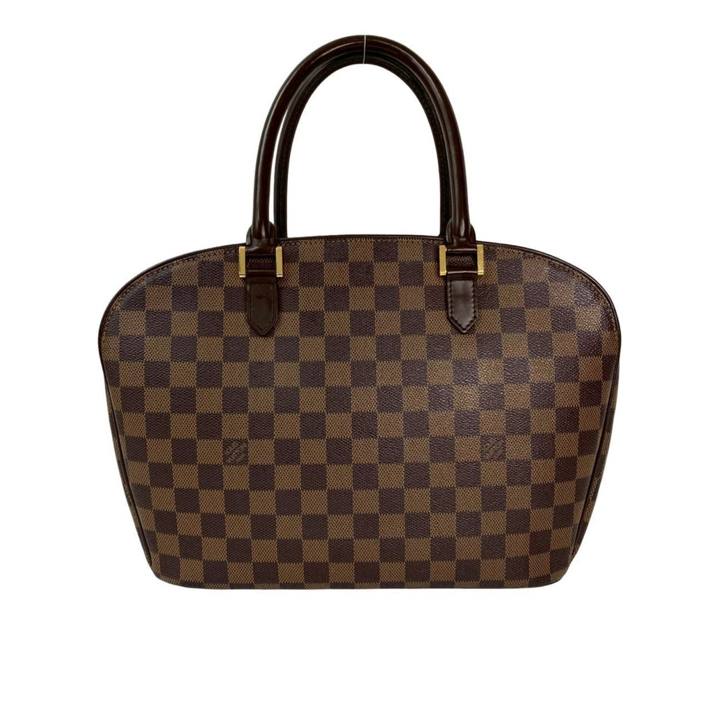 Louis Vuitton Brown Leather Pvc Boston Bag Handbag
