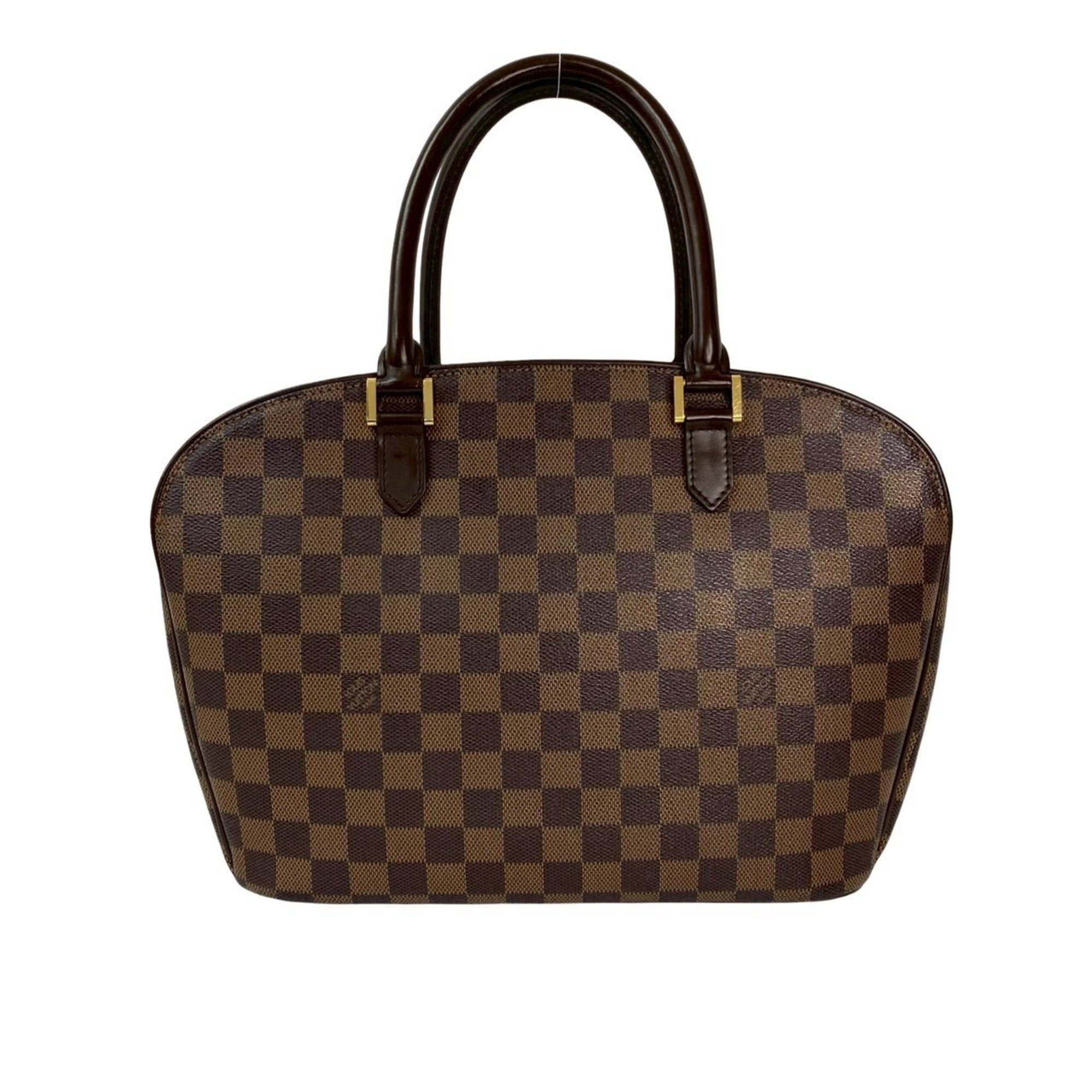 Louis Vuitton Brown Leather Pvc Boston Bag Handbag