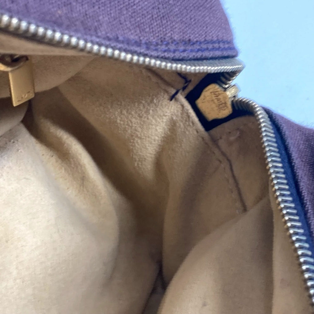 Chanel Purple Jersey Shoulder Bag