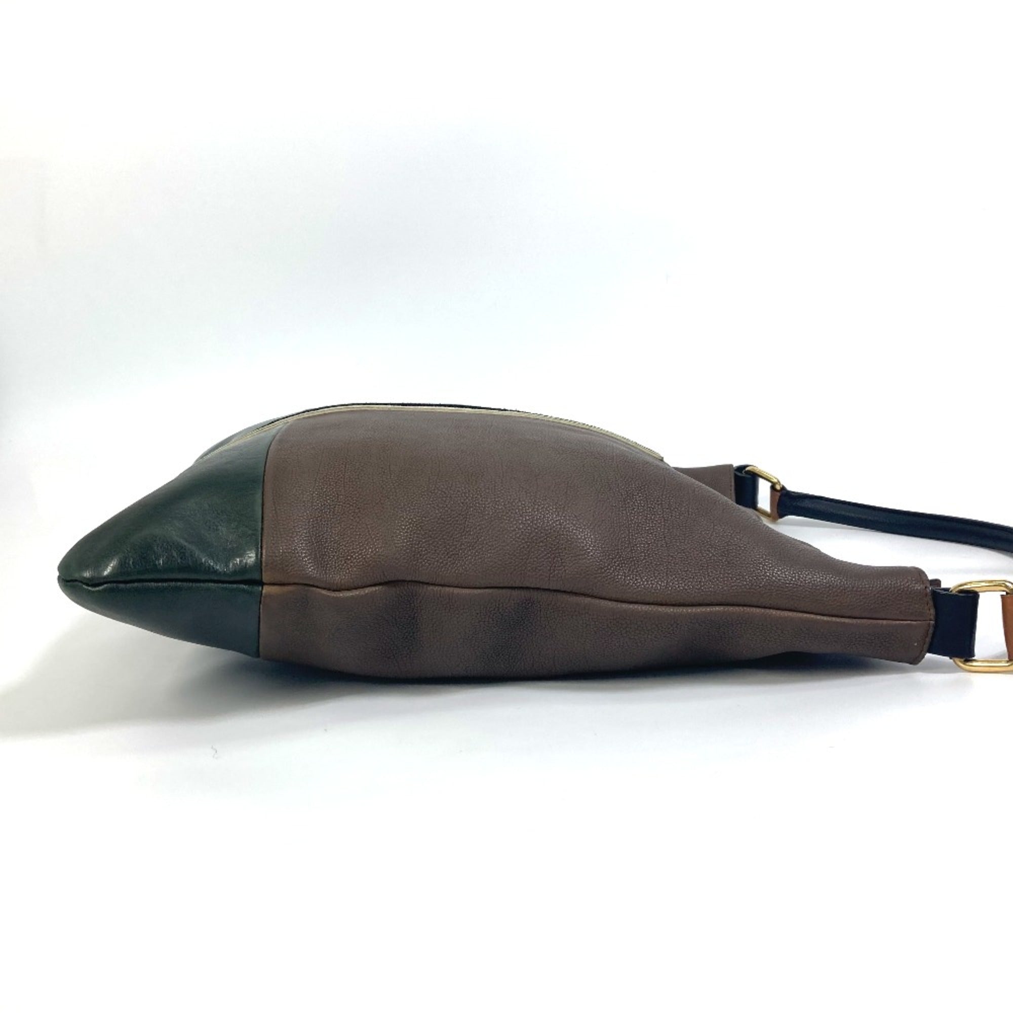 Celine Brown Leather Shoulder Bag