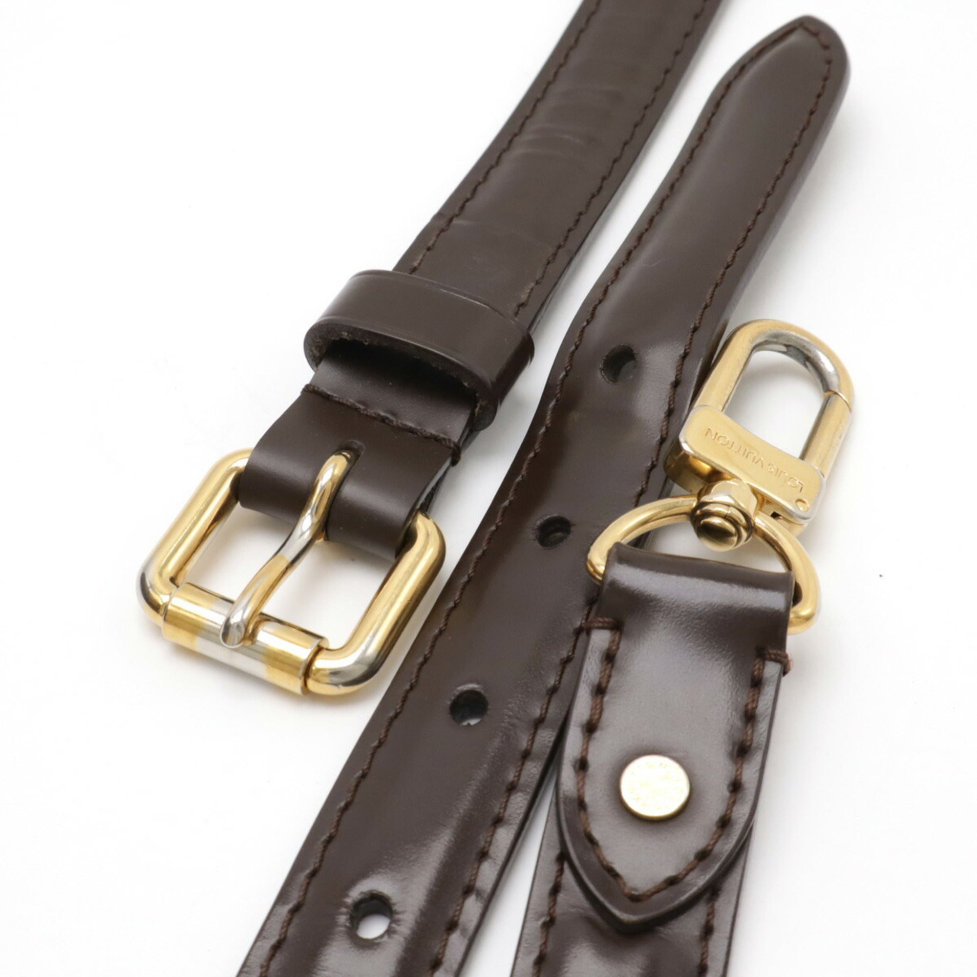 Louis Vuitton Brown Pvc Shoulder Bag Tote Bag