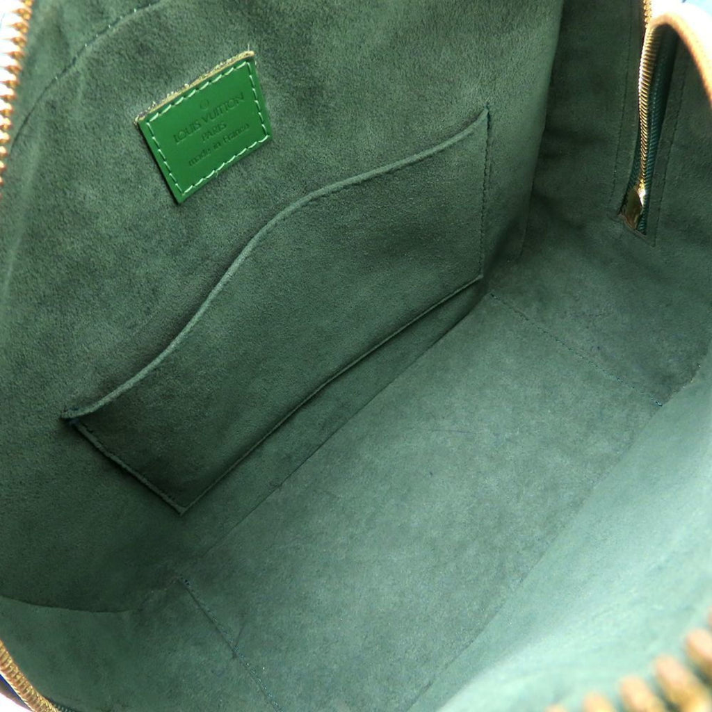 Louis Vuitton Epi Borneo Green Leather Handbag