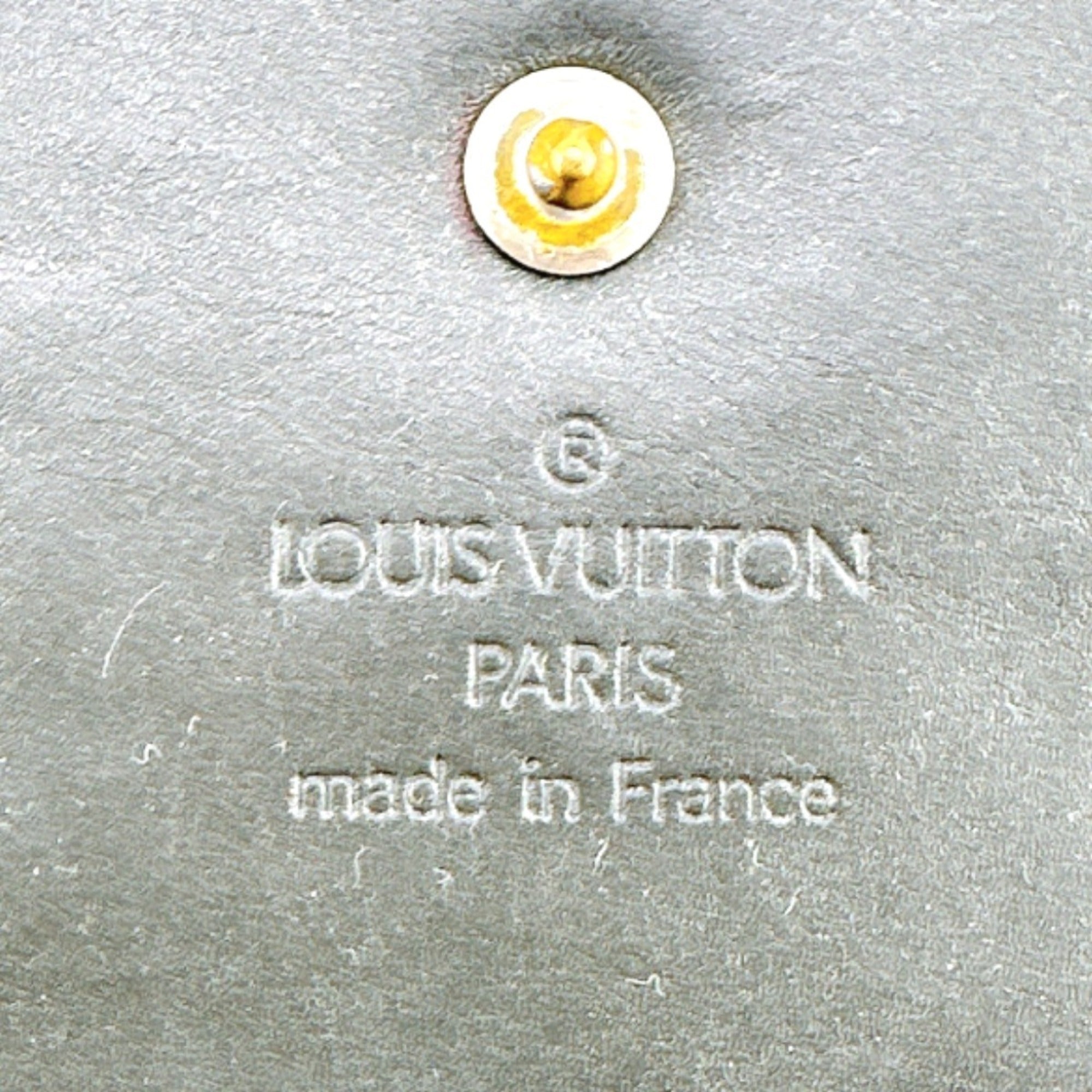 Louis Vuitton Monogram Mat Black Noir Monogram Mat Wallet (Tri-Fold)