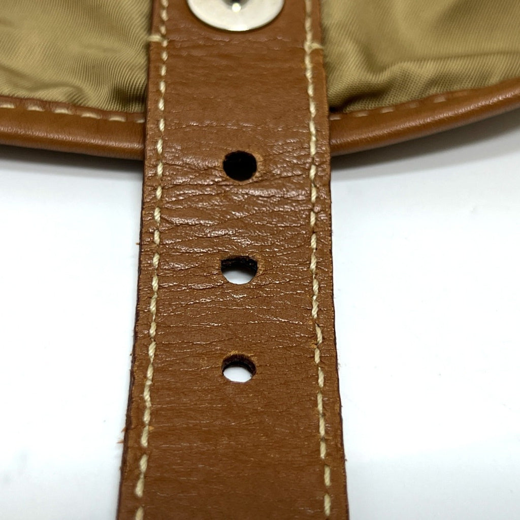 Prada Brown Nylon Backpack