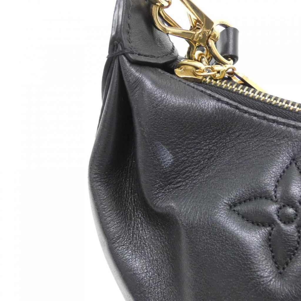 Louis Vuitton Black Leather Shoulder Bag