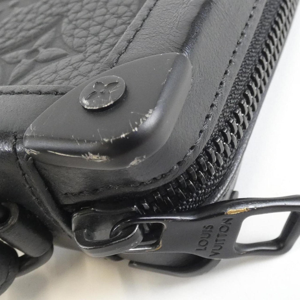 Louis Vuitton Black Leather Handbag