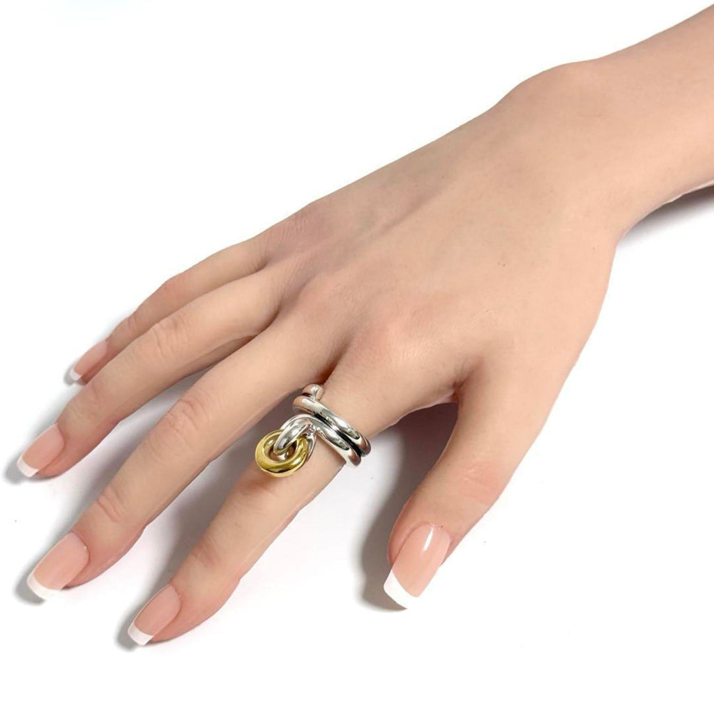 Bottega Veneta Silver 925 Band Ring
