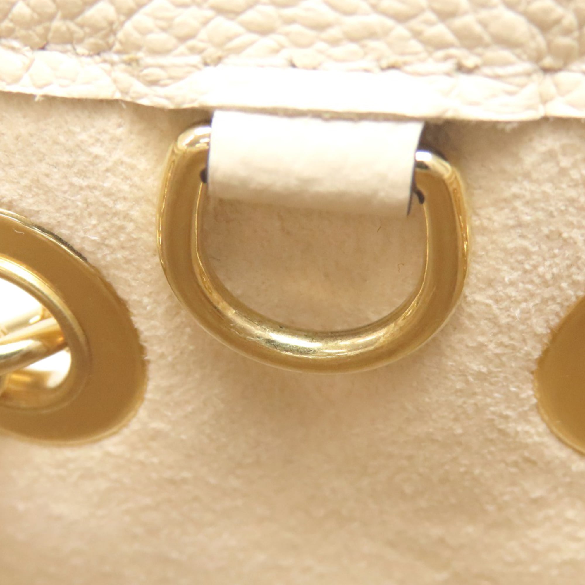 Louis Vuitton Cream Monogram Empreinte Handbag Pouch