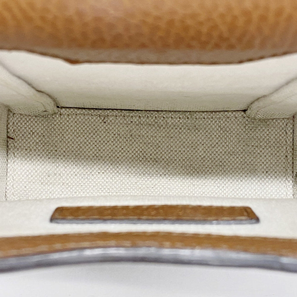 Gucci Blue Brown Denim Shoulder Bag (Pre-Owned)