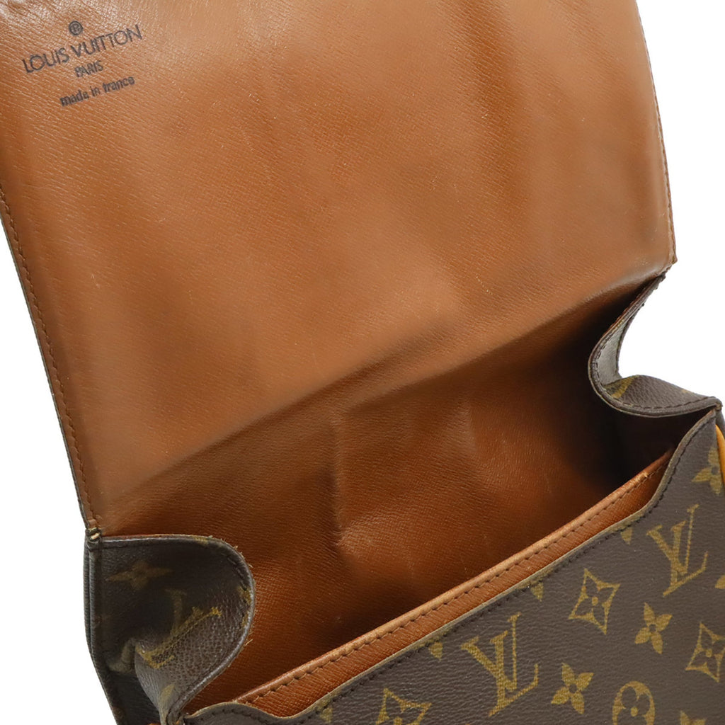 Louis Vuitton Brown Canvas Pochette Shoulder Bag