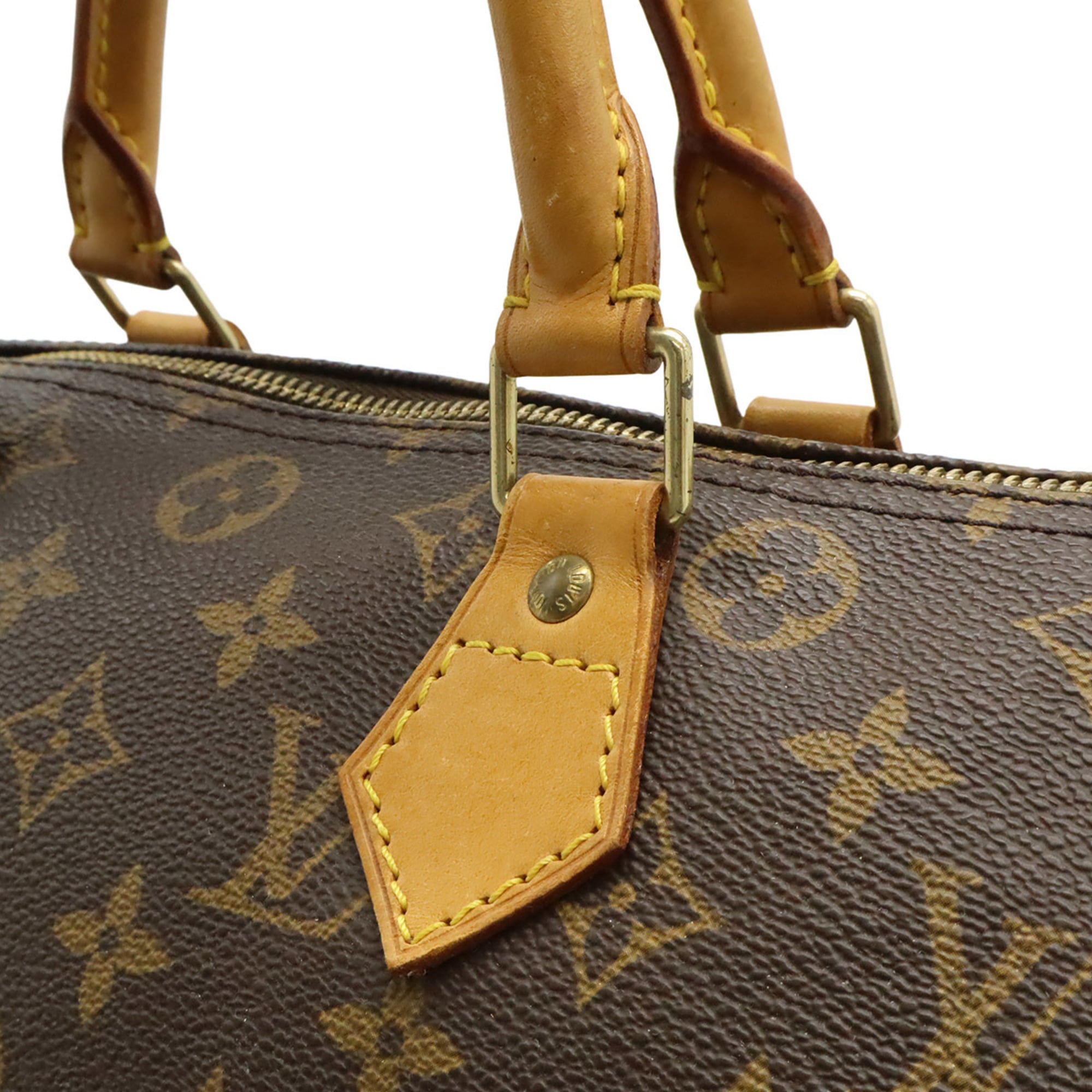 Louis Vuitton Brown Pvc Handbag