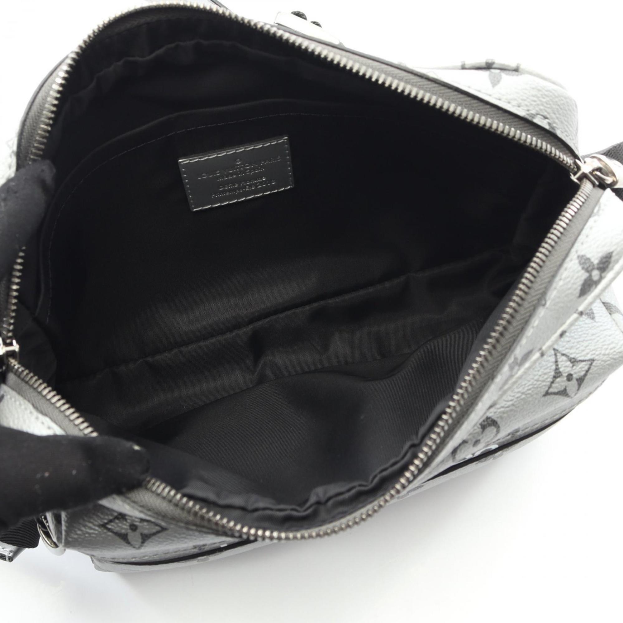 Louis Vuitton Silver Coated Canvas Shoulder Bag