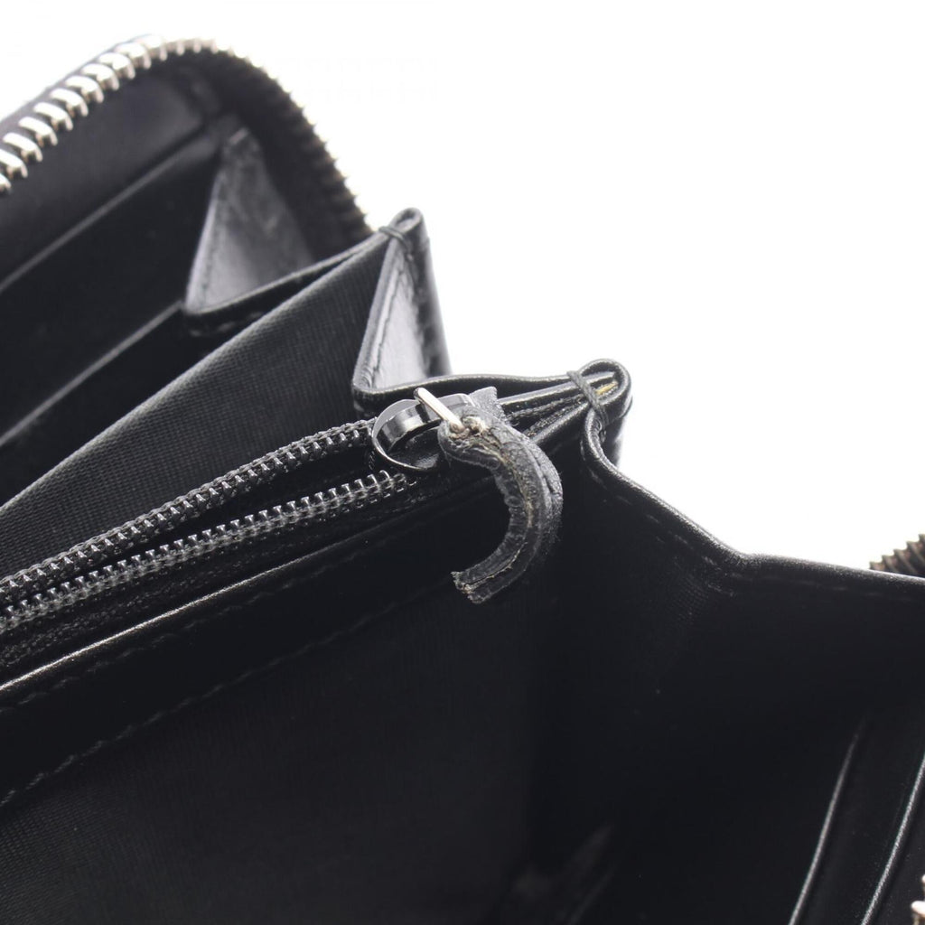 Gucci Black Pvc Leather Long Wallet (Bi-Fold) (Pre-Owned)