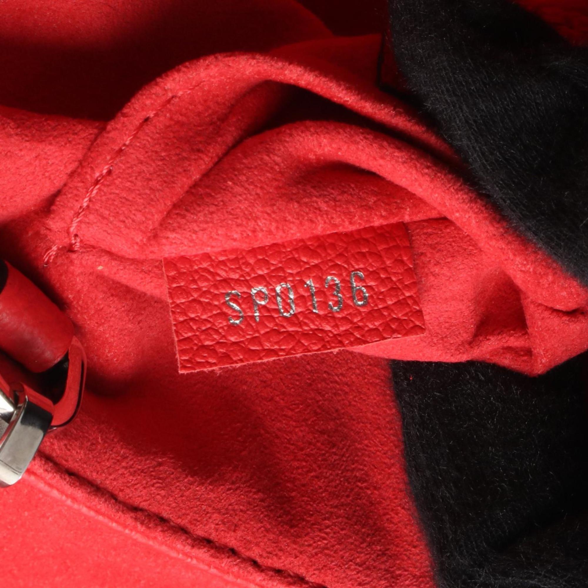 Louis Vuitton Red Color Leather Shoulder Bag