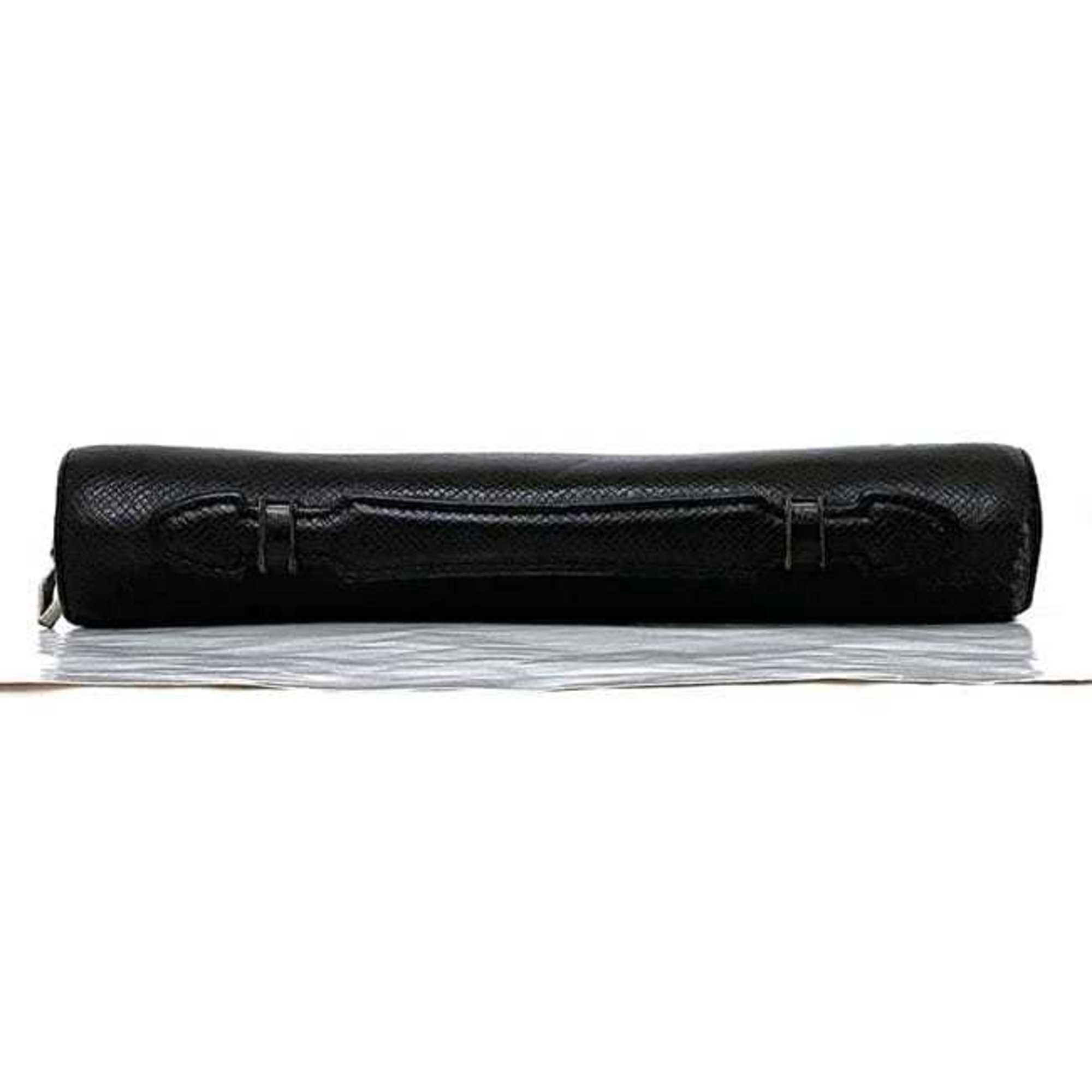 Louis Vuitton Ardoise Black Taiga Leather Long Wallet