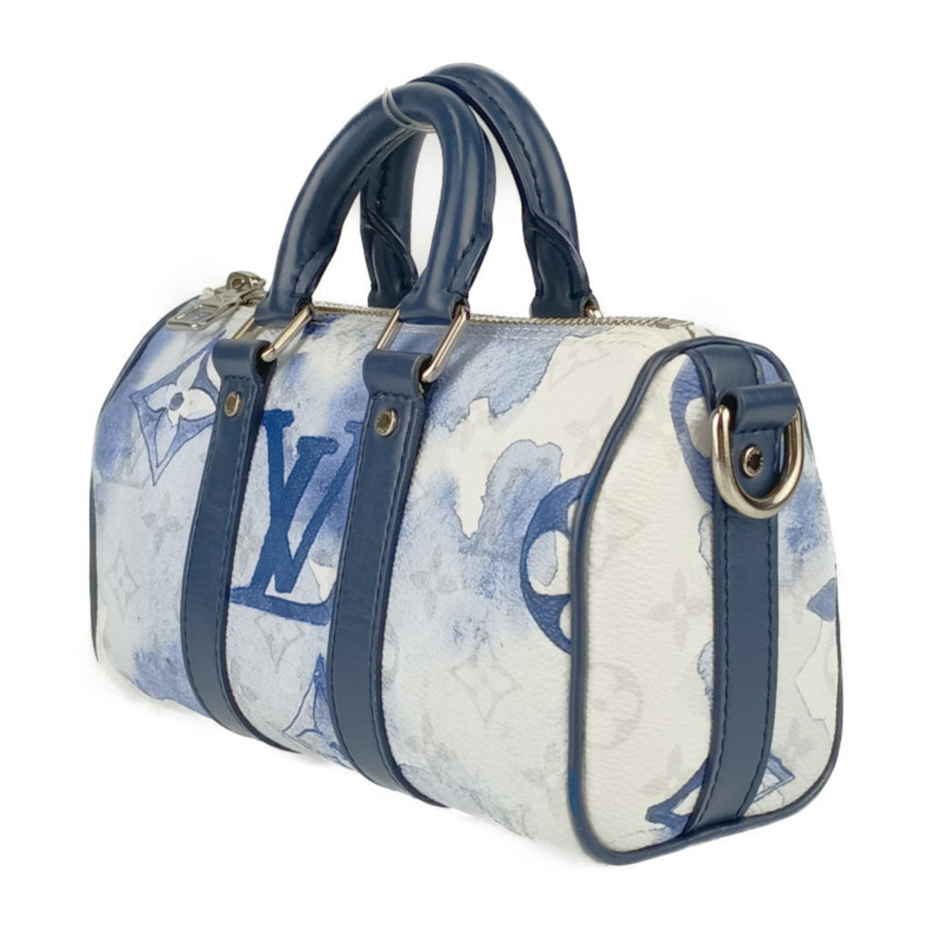 Louis Vuitton Blue Monogram White Monogram Handbag Shoulder Bag