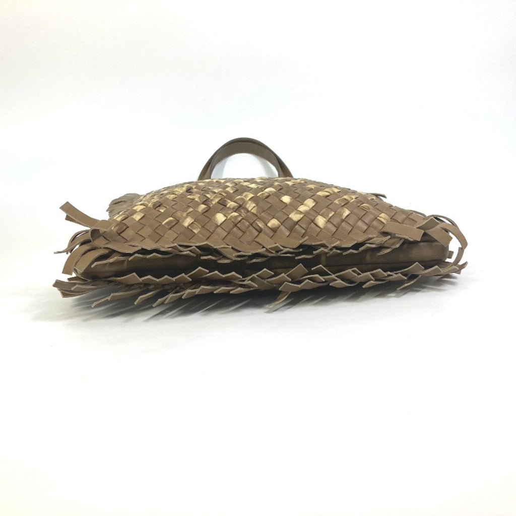 Bottega Veneta Intrecciato Beige Leather Tote Bag