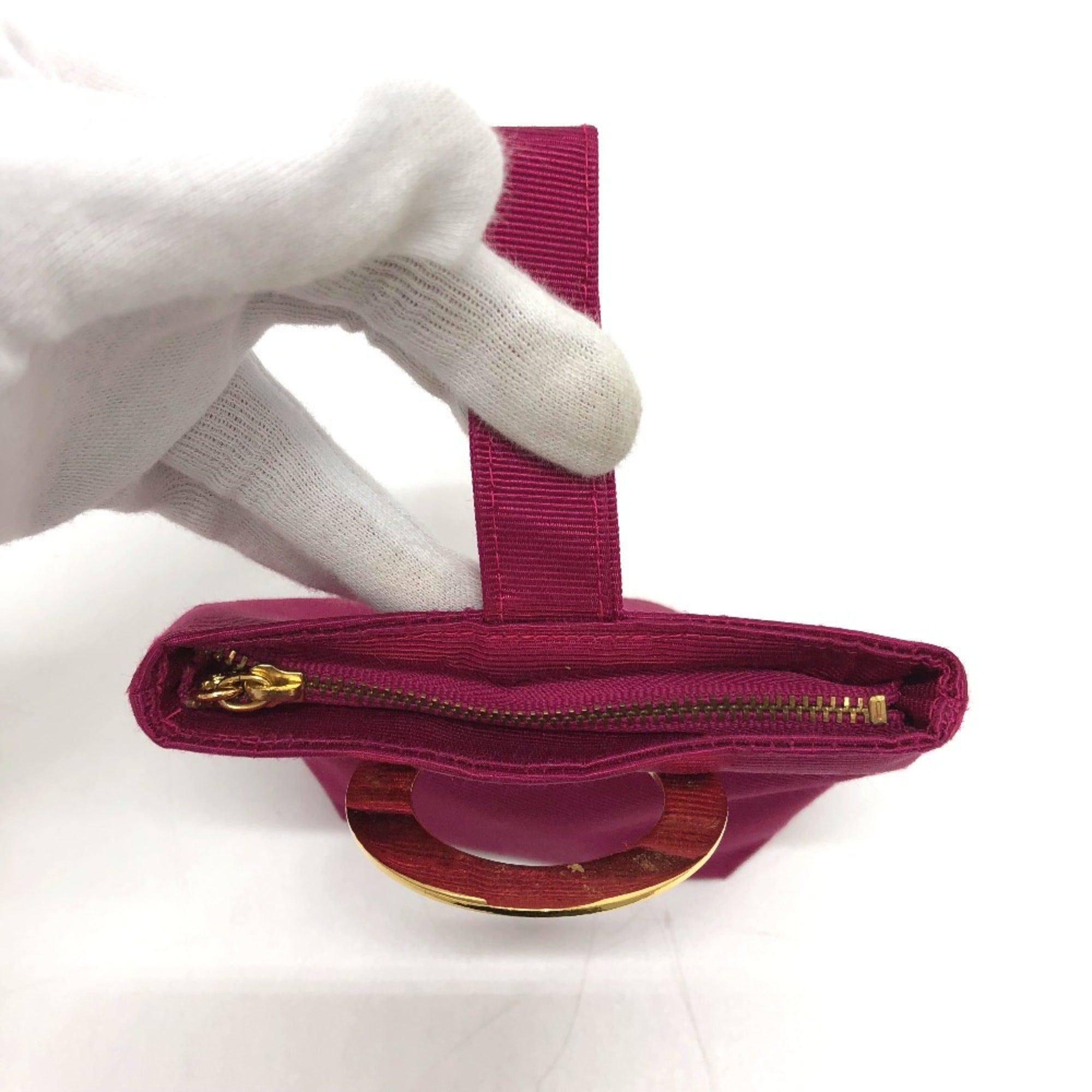 Celine Pink Cloth Pouch