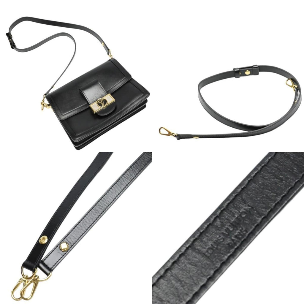Louis Vuitton Black Noir Leather Shoulder Bag