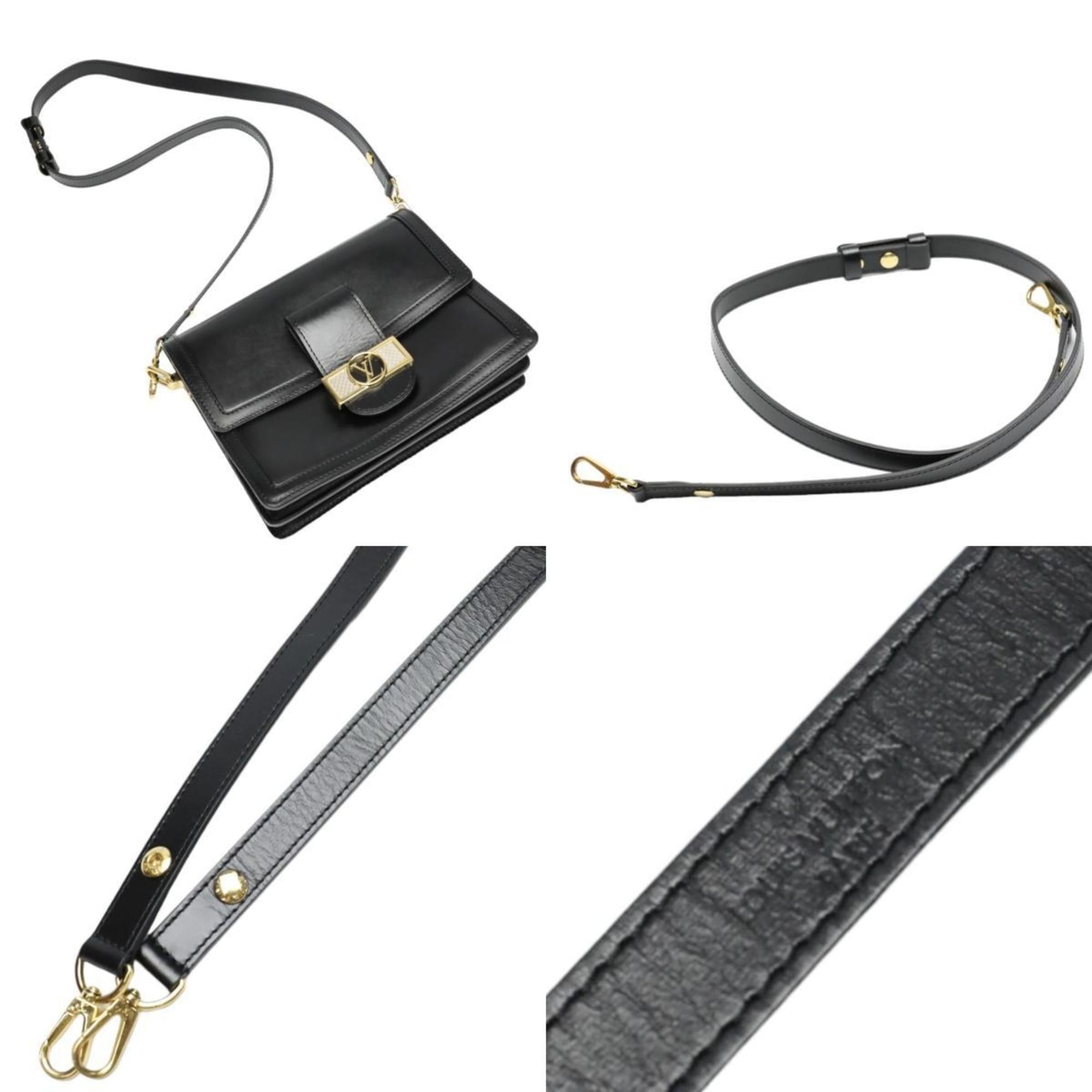 Louis Vuitton Black Noir Leather Shoulder Bag