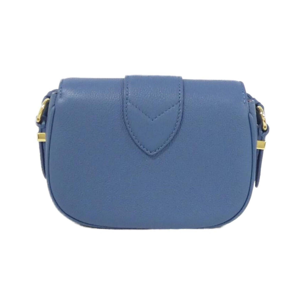 Louis Vuitton Blue Leather Shoulder Bag