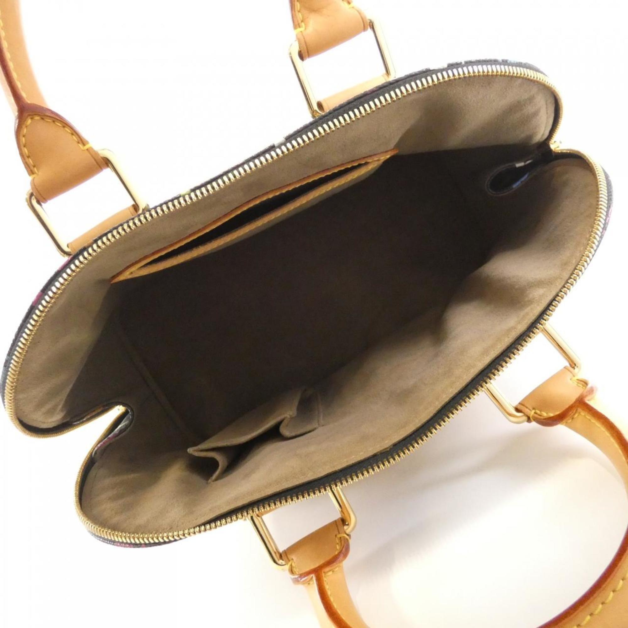 Louis Vuitton Black Coated Canvas Handbag