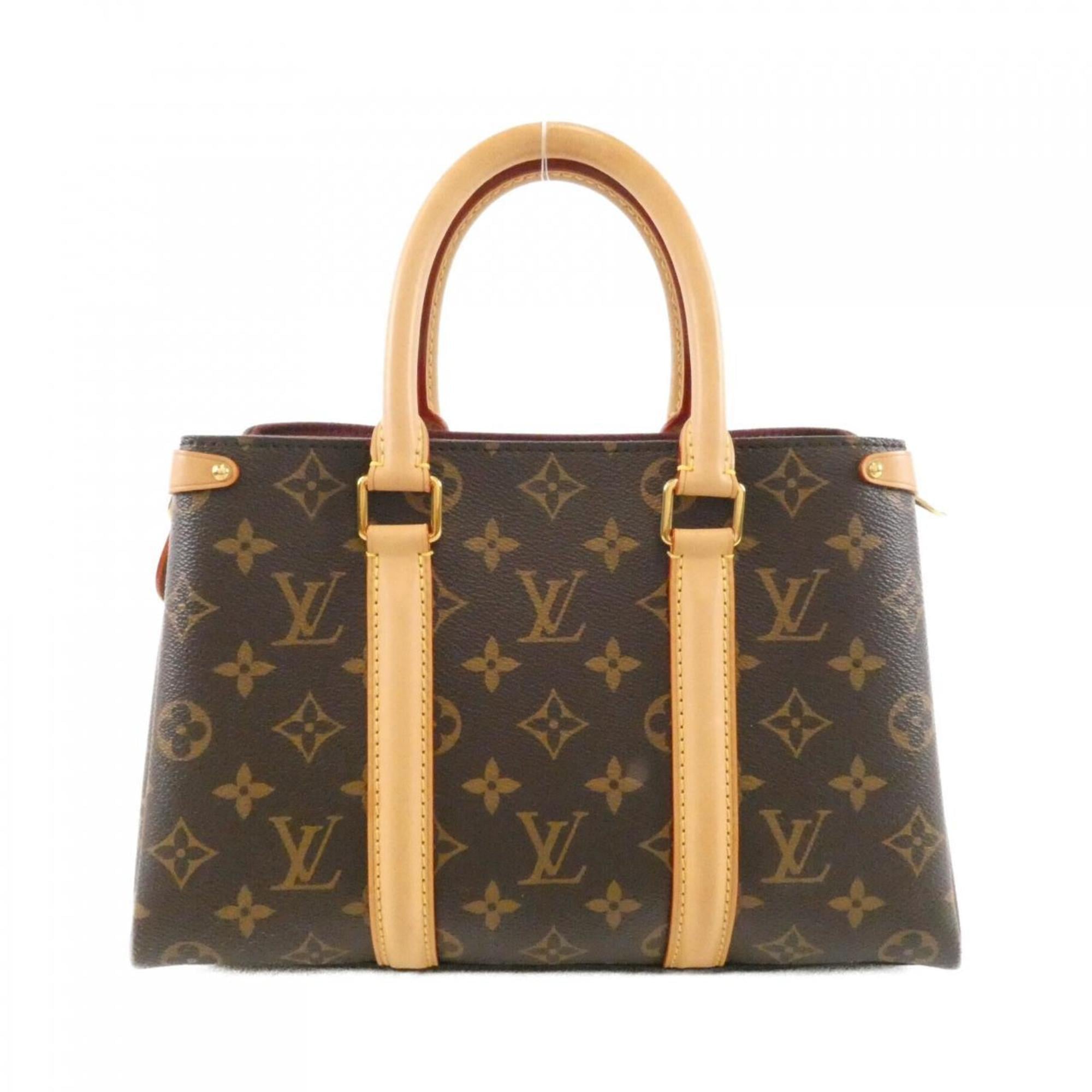 Louis Vuitton Marron Coated Canvas Handbag