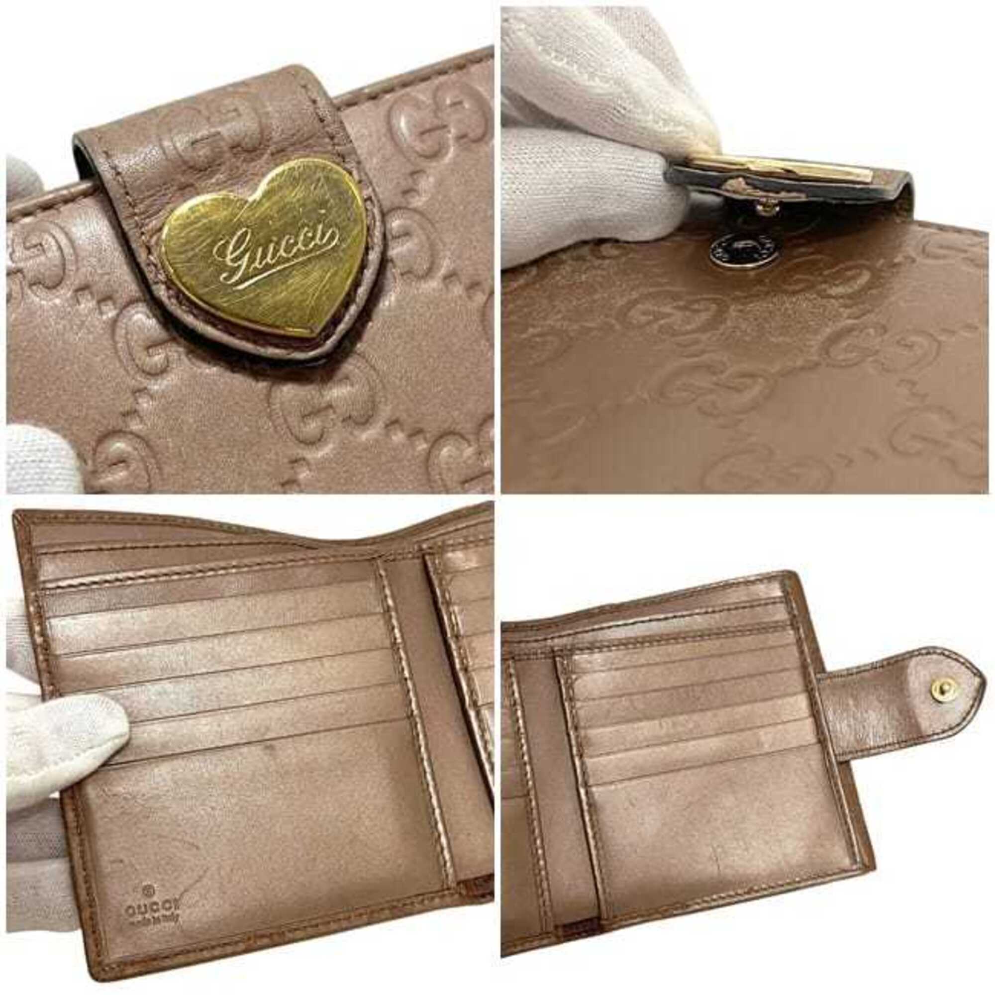 Gucci Beige Leather Wallet (Bi-Fold) (Pre-Owned)