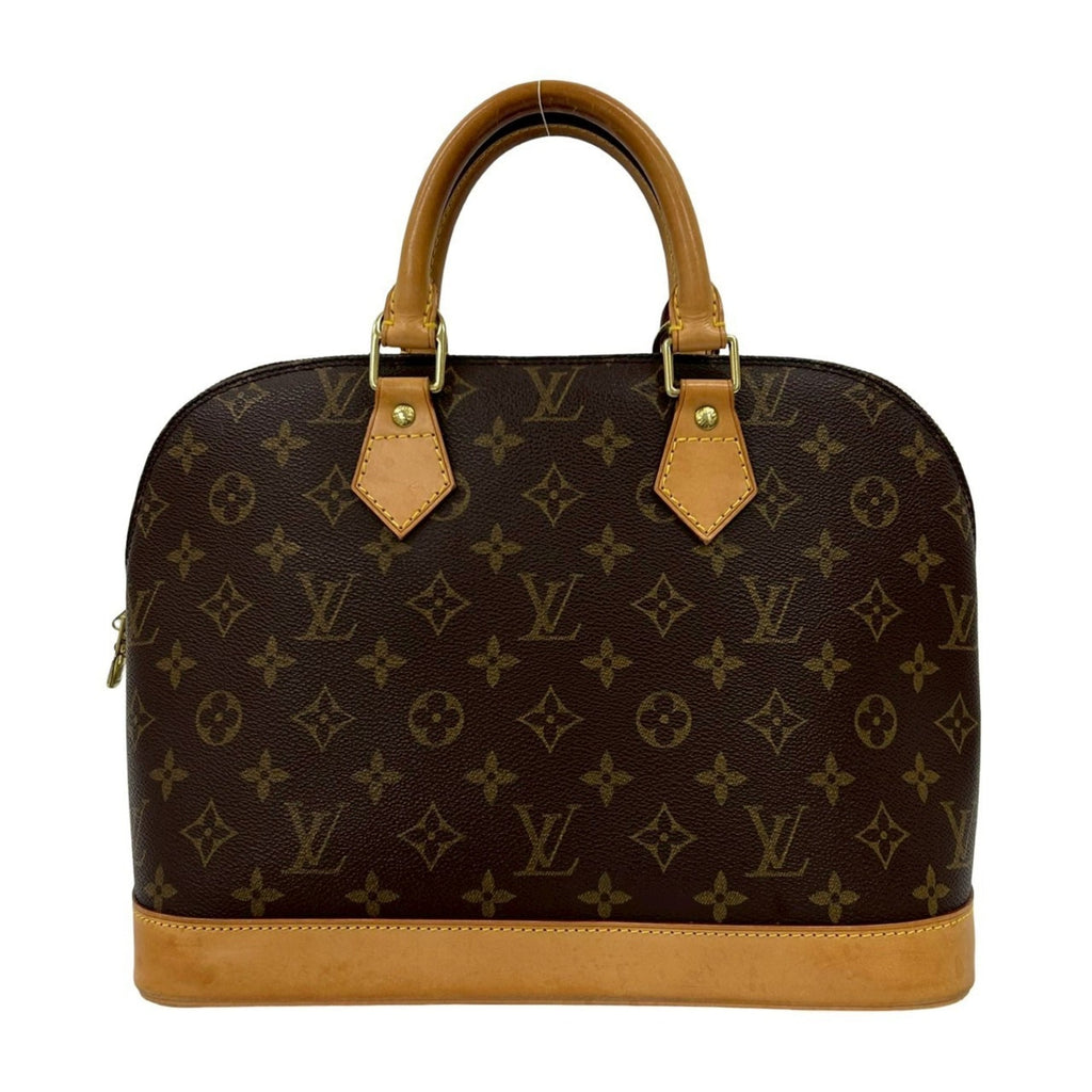 Louis Vuitton Brown Leather Pvc Boston Bag Handbag