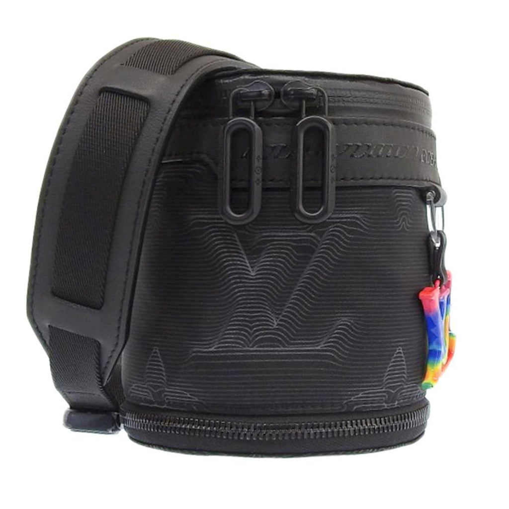 Louis Vuitton Black Multi-Color Nylon Shoulder Bag