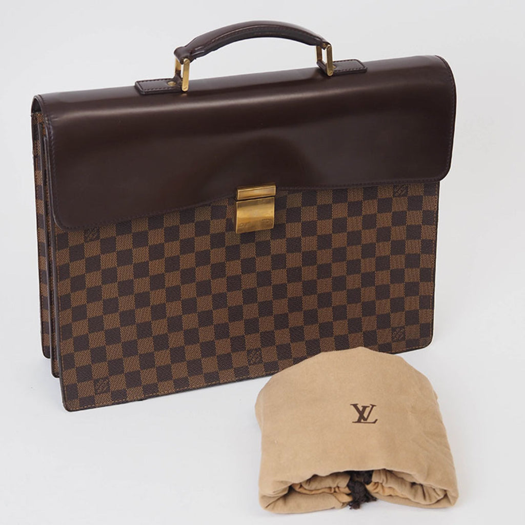 Louis Vuitton Damier Damier Canvas Ebene Handbag